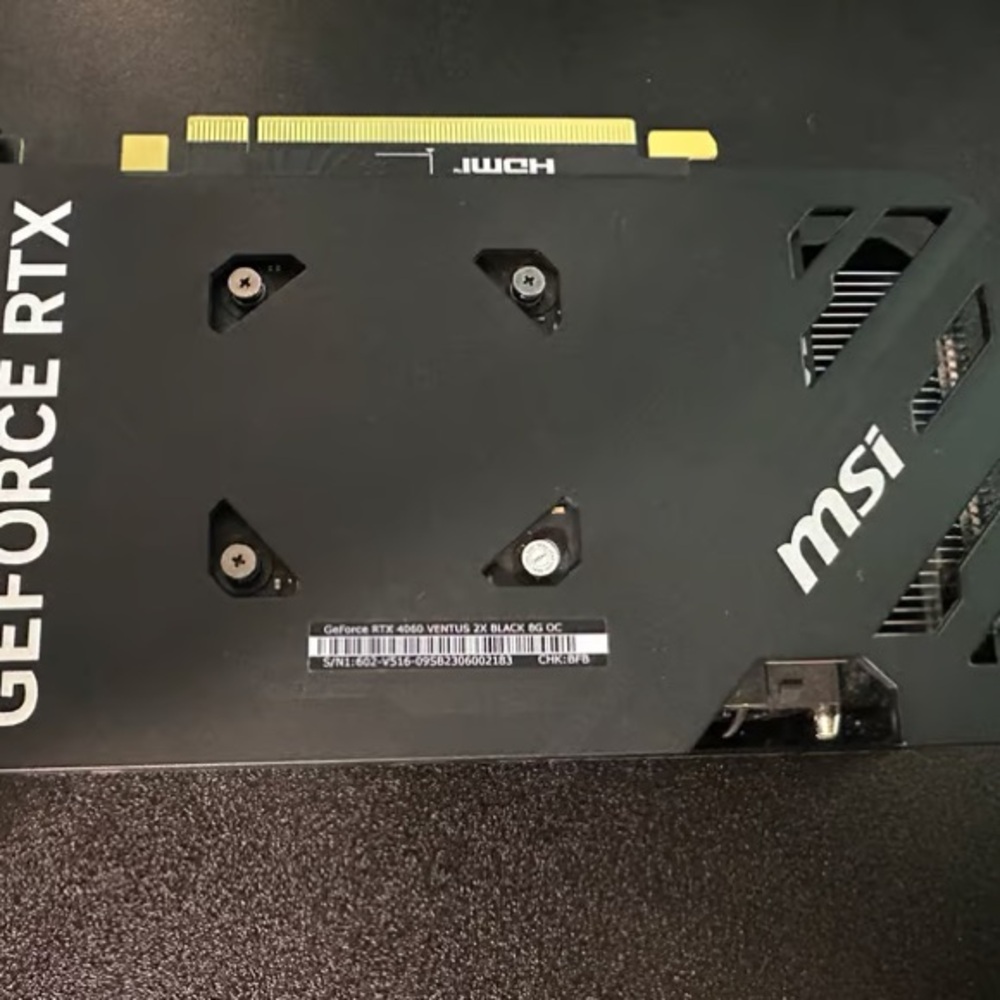 MSI Black Graphics Card - Picture 2 of 3